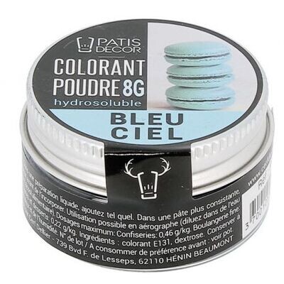 Colorant bleu ciel