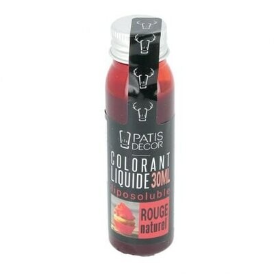 Colorant liquide naturel rouge