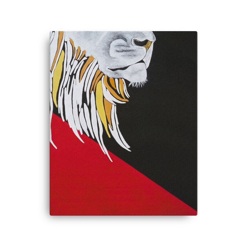 White Lion Design 16 x 20 Thin canvas print (3)