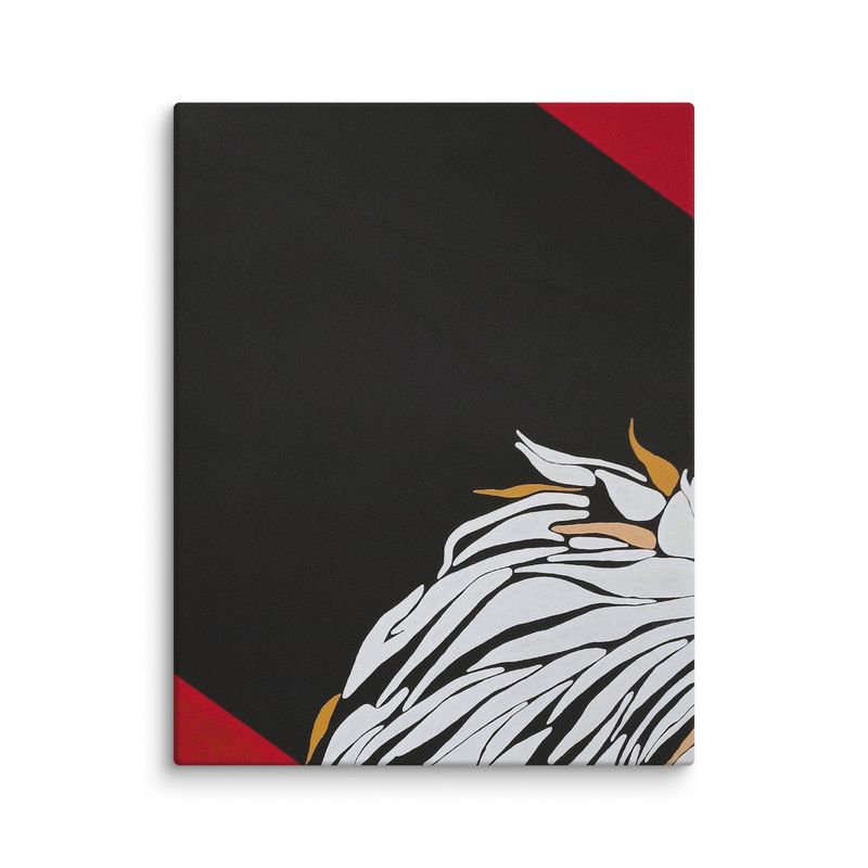 White Lion Design 11 x 14 canvas print (2)