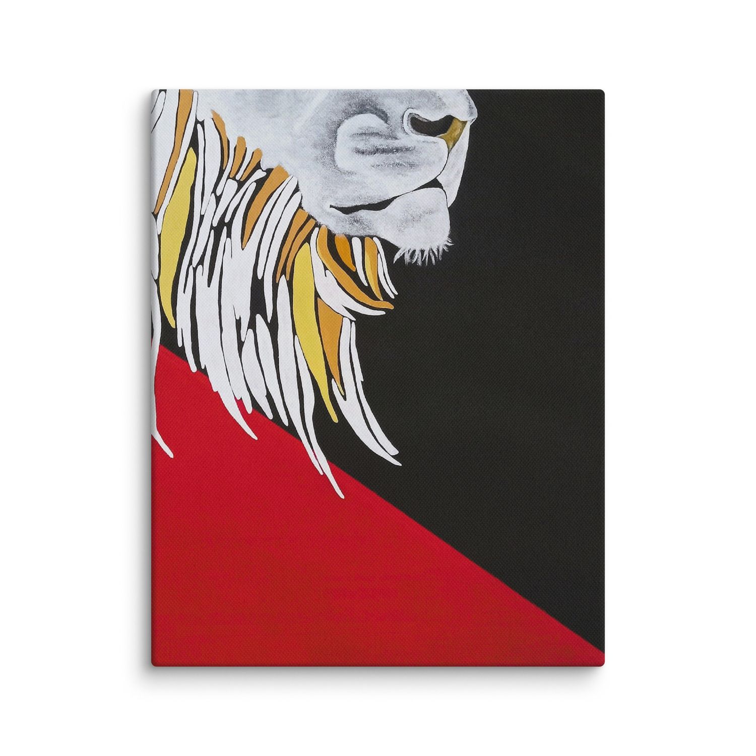 White Lion Design 11 x 14 canvas print (3)
