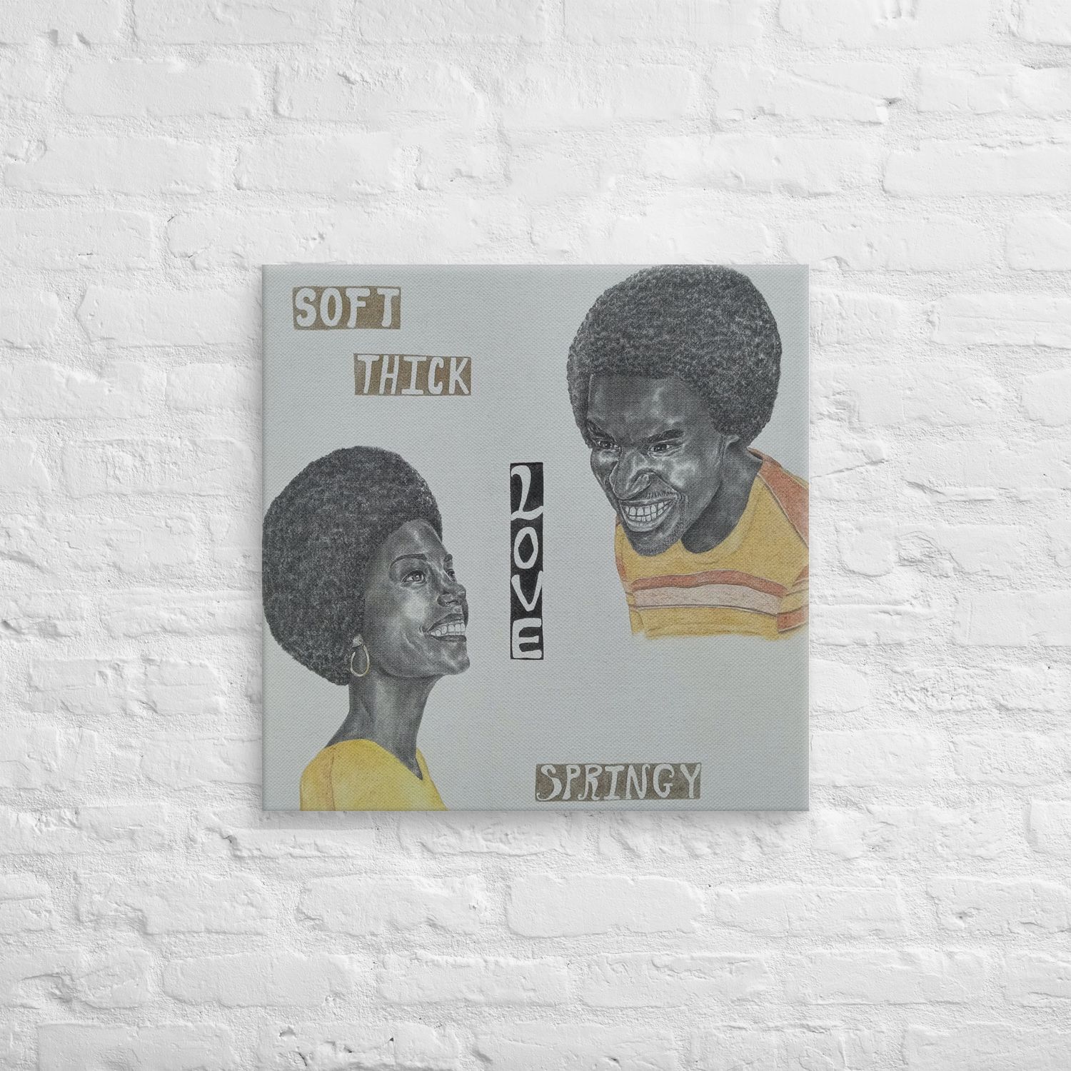 Natural Love Canvas Print 24 x 24
