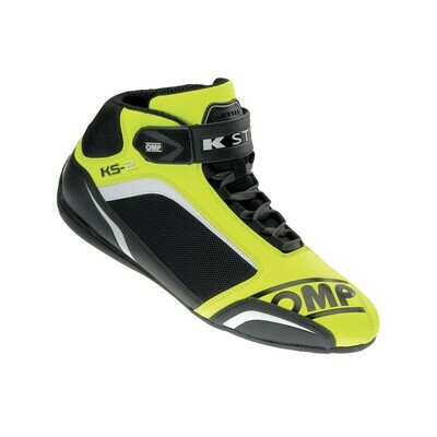 CHAUSSURES OMP KS-2 JAUNE FLUO/NOIR/BLANC