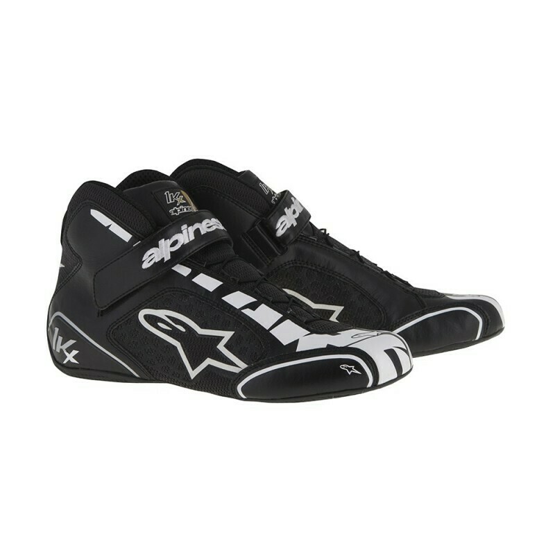 CHAUSSURES ALPINESTARS TECH 1-KX SHOES NOIR ARGENT BLANC