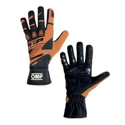GANTS OMP KS-3 ORANGE NOIR