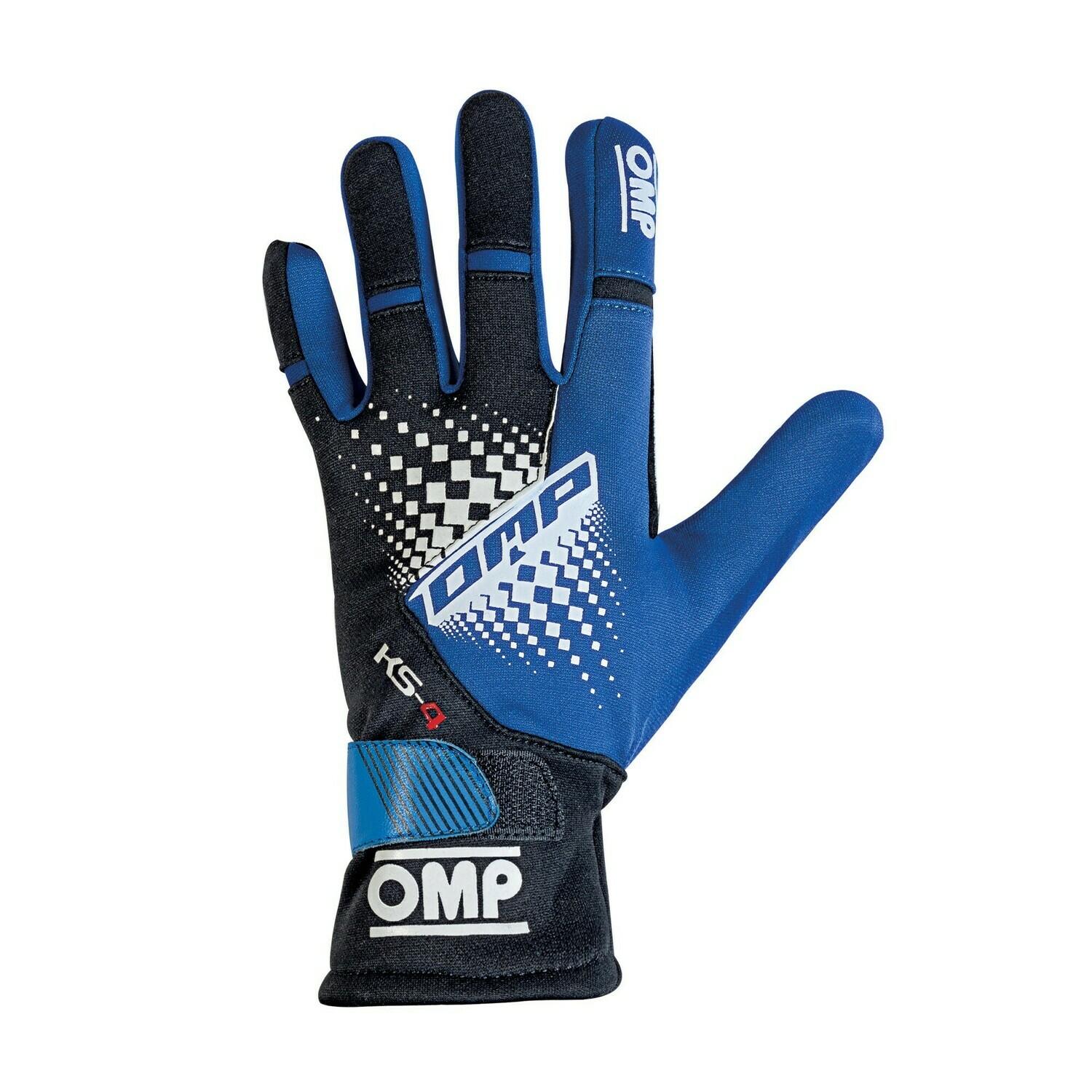 GANTS OMP KS-4 BLEU NOIR