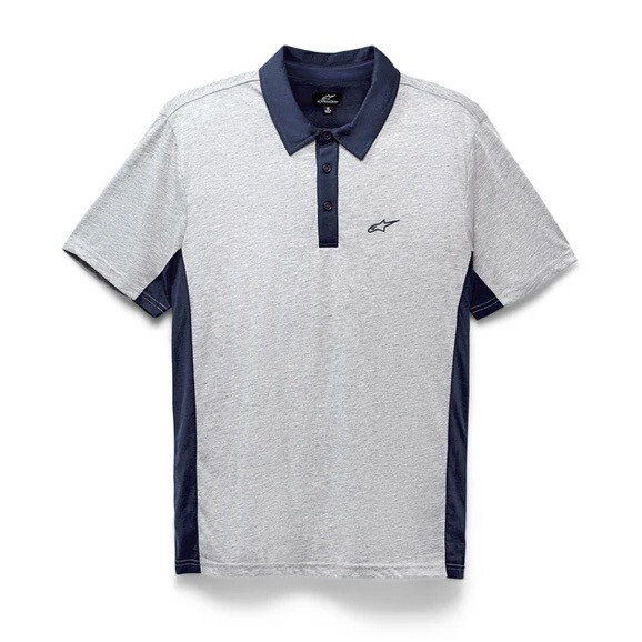 POLO CHAMPIONSHIP ALPINESTARS GRIS CHINÉ NAVY