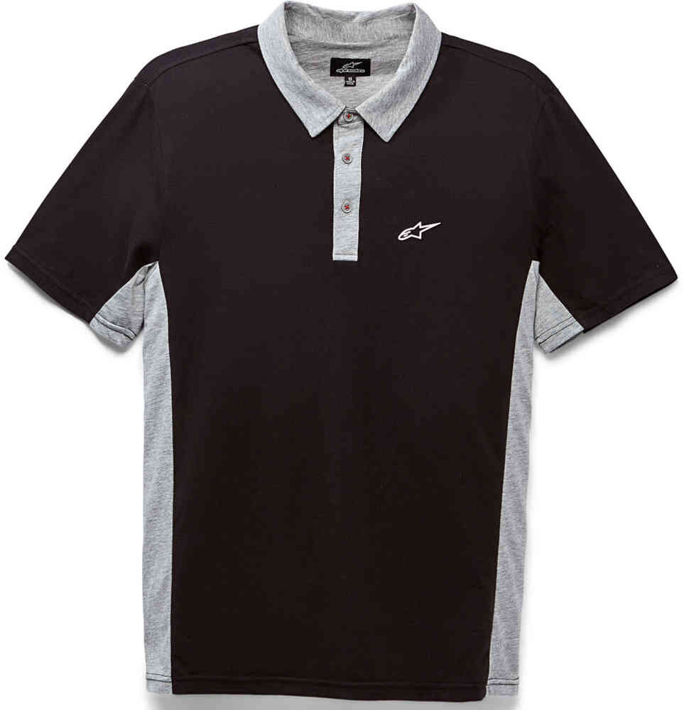 POLO CHAMPIONSHIP ALPINESTARS NOIR GRIS CHINÉ