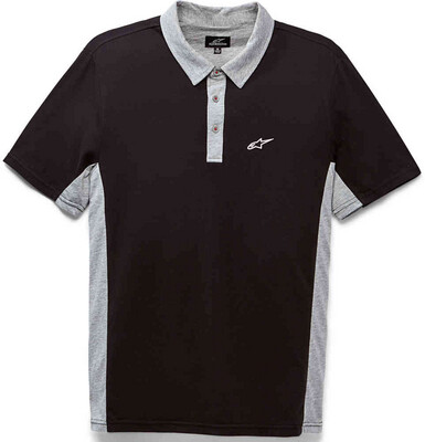 POLO CHAMPIONSHIP ALPINESTARS NOIR GRIS CHINÉ