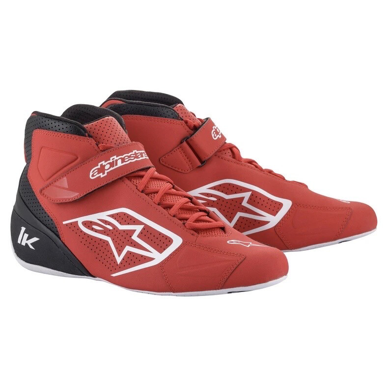 CHAUSSURES ALPINESTARS TECH 1-K ROUGE NOIR BLANC