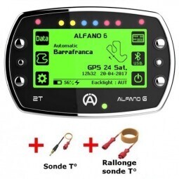 ALFANO 6 2T + RALLONGE A-3301 + SONDE TEMPÉRATURE EAU A-2101 (PACK 1)