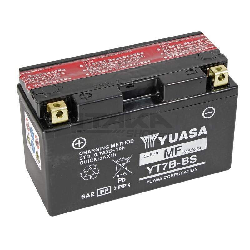 BATTERIE 12V YUASA YT7B-BS
