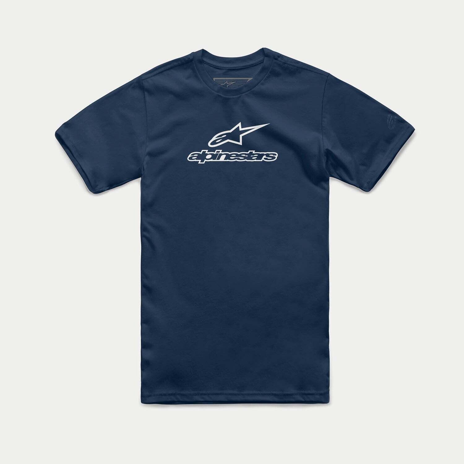 T-SHIRT WORDMARK COMBO ALPINESTARS NAVY/BLUE