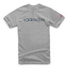 T-SHIRT WORDMARK ALPINESTARS GRIS