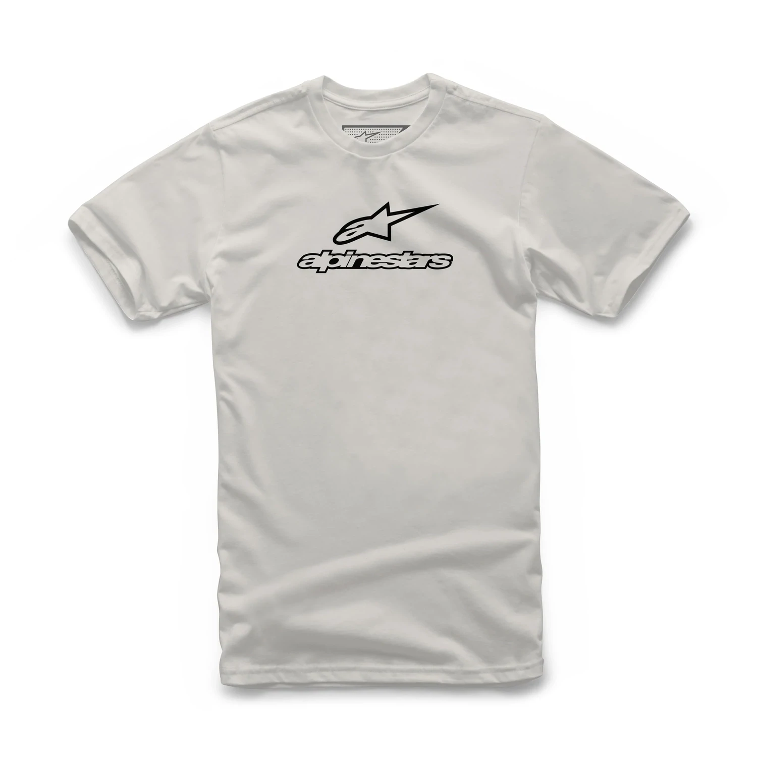 T-SHIRT WORDMARK COMBO ALPINESTARS NATURAL/NOIR