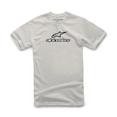 T-SHIRT WORDMARK COMBO ALPINESTARS NATURAL/NOIR