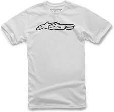 T-SHIRT BLAZE CLASSIC ALPINESTARS BLANC/NOIR
