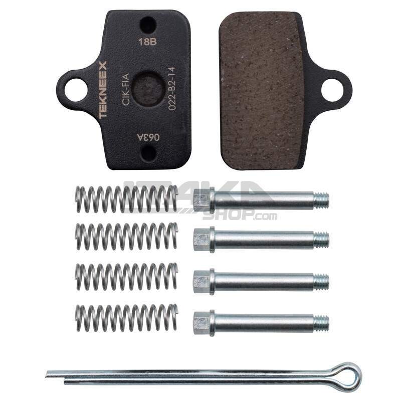 PLAQUETTES ARRIERE ETRIER TEKNEEX 2 PISTONS D24