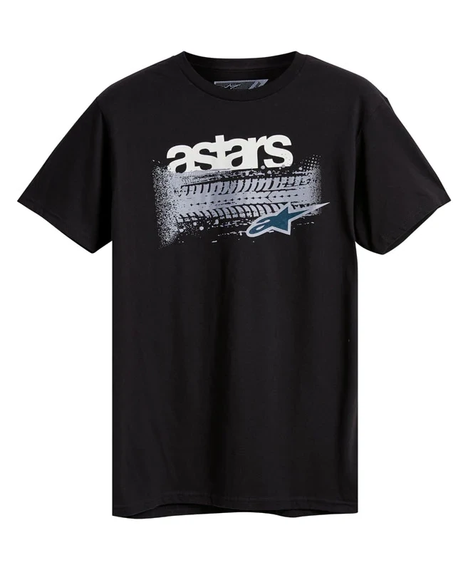 T-SHIRT BURNOUT ALPINESTARS NOIR