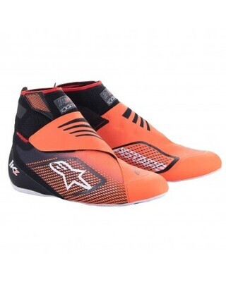 CHAUSSURES ALPINESTARS TECH 1-KZ  V2 ORANGE NOIR