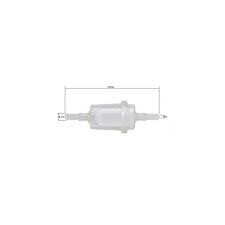 FILTRE A ESSENCE GRAND VOLUME TRANSPARENT