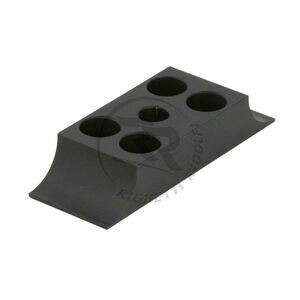 Bride platine Adaptable Alu Anodisée Coupé Ø32 x 92 mm