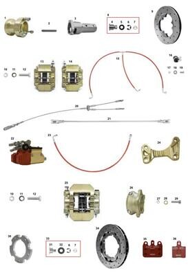 SYSTEME DE FREINS KZ V11 GOLD