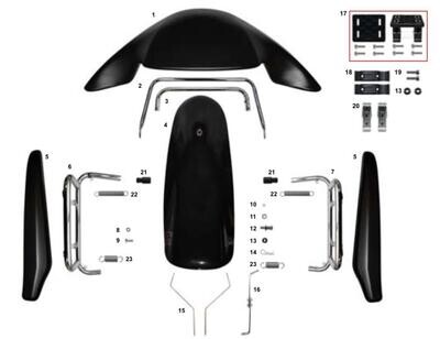 CARROSSERIES CRG ET SUPPORTS MINI MK20