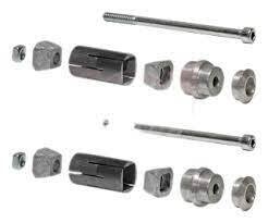 Kit vis de carénage arrière+extenseur. Ø28 mini+OKJ