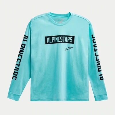 T-SHIRT FACE OFF LS AQUA