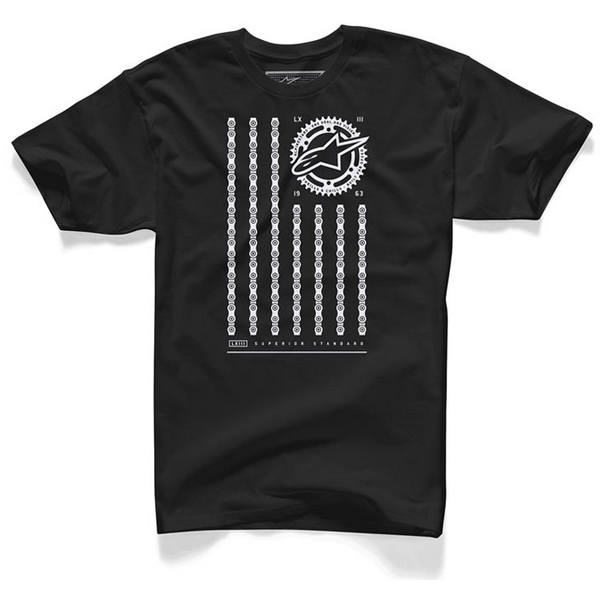 T-SHIRT UNCHAINED TEE ALPINESTARS NOIR