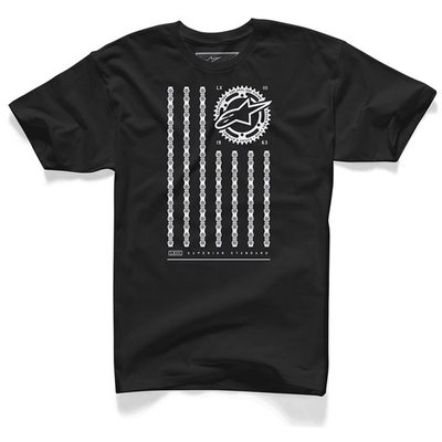 T-SHIRT UNCHAINED TEE ALPINESTARS NOIR