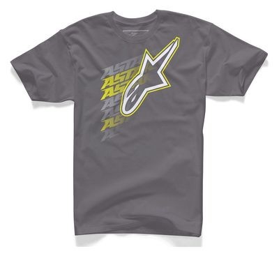 T-SHIRT LIFTED TEE ALPINESTARS GRIS