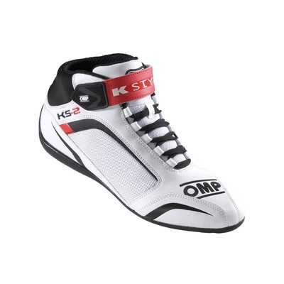 CHAUSSURES OMP KS-2 BLANC/NOIR/ROUGE