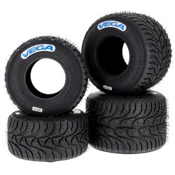 Set de 4 pneus kart VEGA W6 pluie