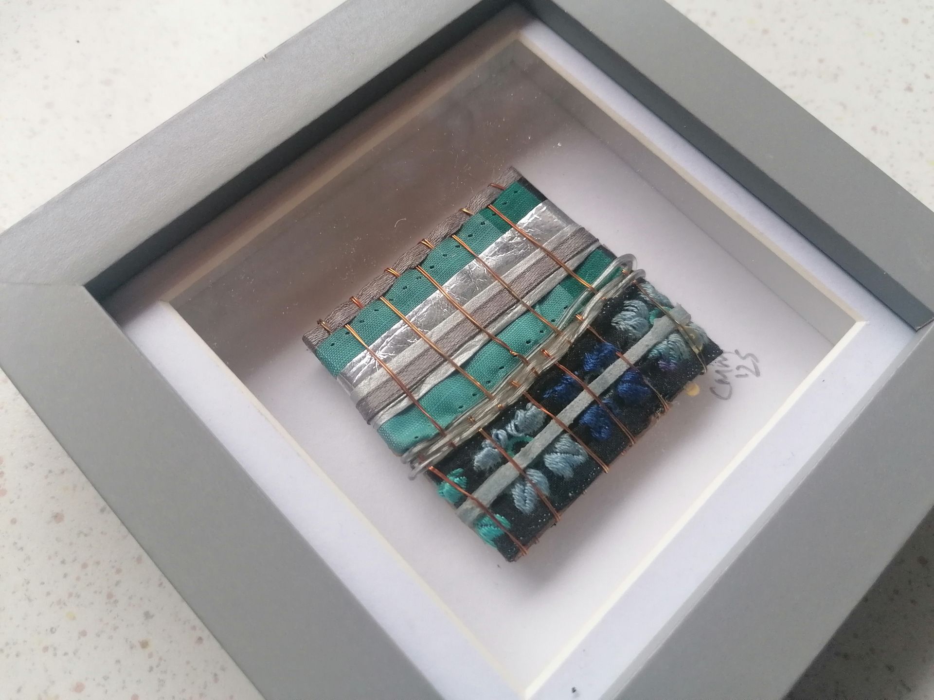 Teal Light - 5cm weaving