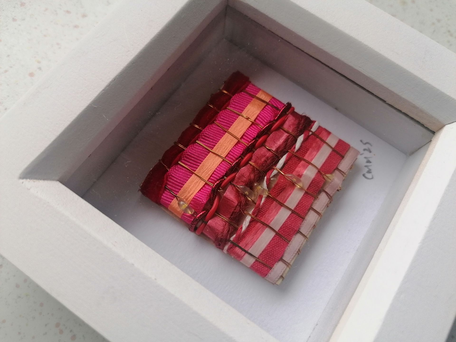 Raspberry Ripple - 5cm weaving