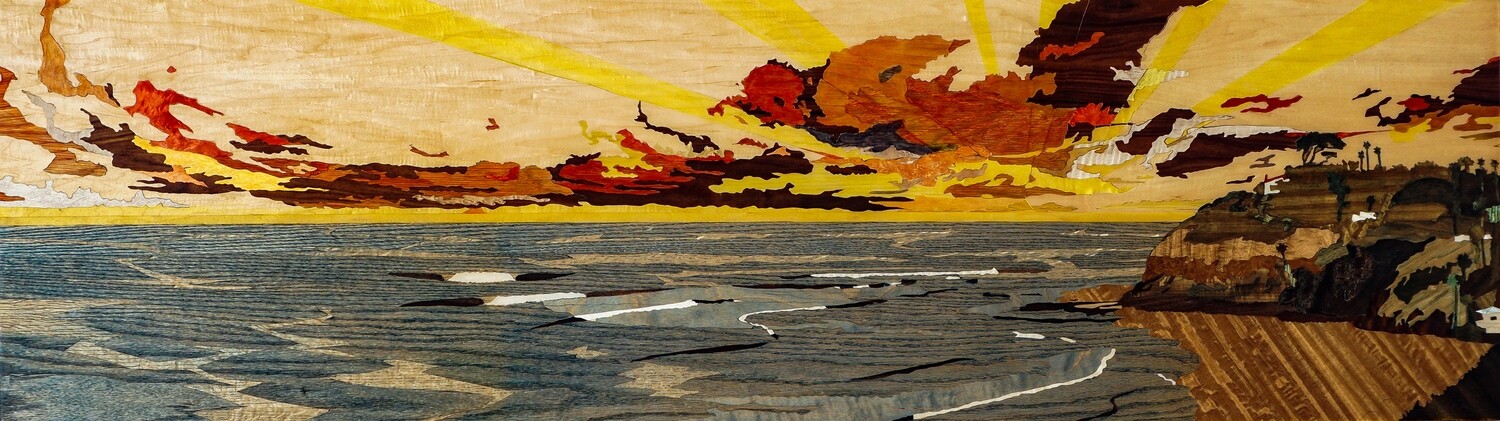 "Swami's 6/6" Aluminum Print (17.5"H x 62"L x .75"D)