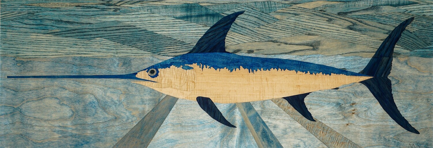 Aluminum Print &quot;The Sword in the Ashen Seas&quot; 5/10 (16&quot;H x 48&quot;L x .75&quot;D)