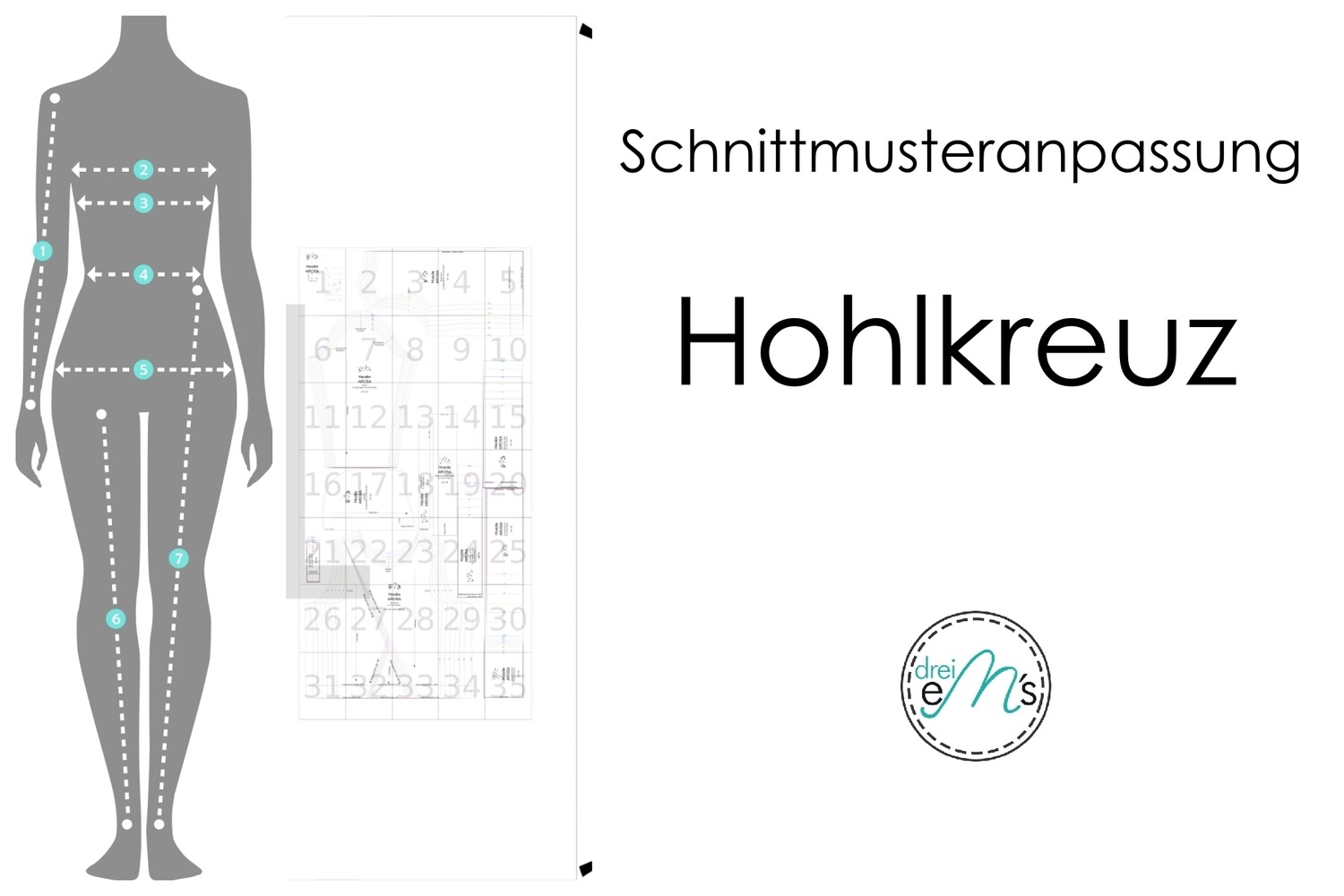 Tutorial Schnittanpassung -  Hohlkreuzanpassung