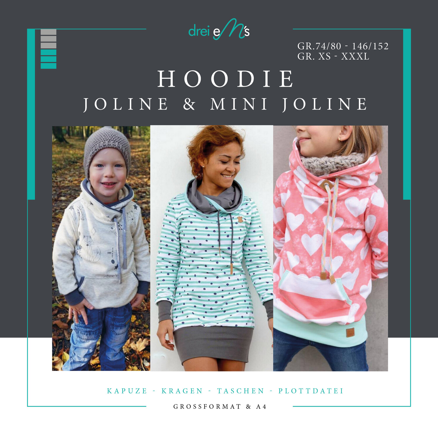 Ebook Hoodie mini JOLINE & JOLINE