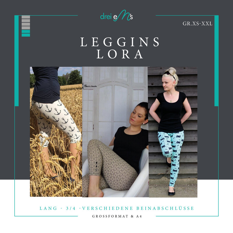 Ebook Leggins LORA Gr. XS-XXL Ebook Leggins LORA Gr. XS-XXL