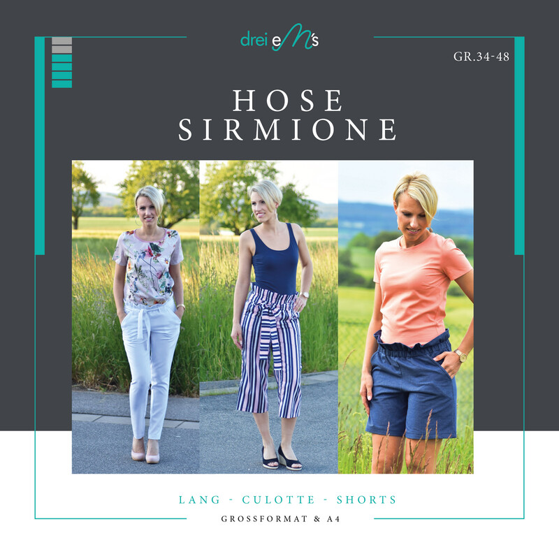 Ebook lange Hose, Culotte,Shorts SIRMIONE Gr. 34-48 Ebook lange Hose, Culotte,Shorts SIRMIONE Gr. 34-48