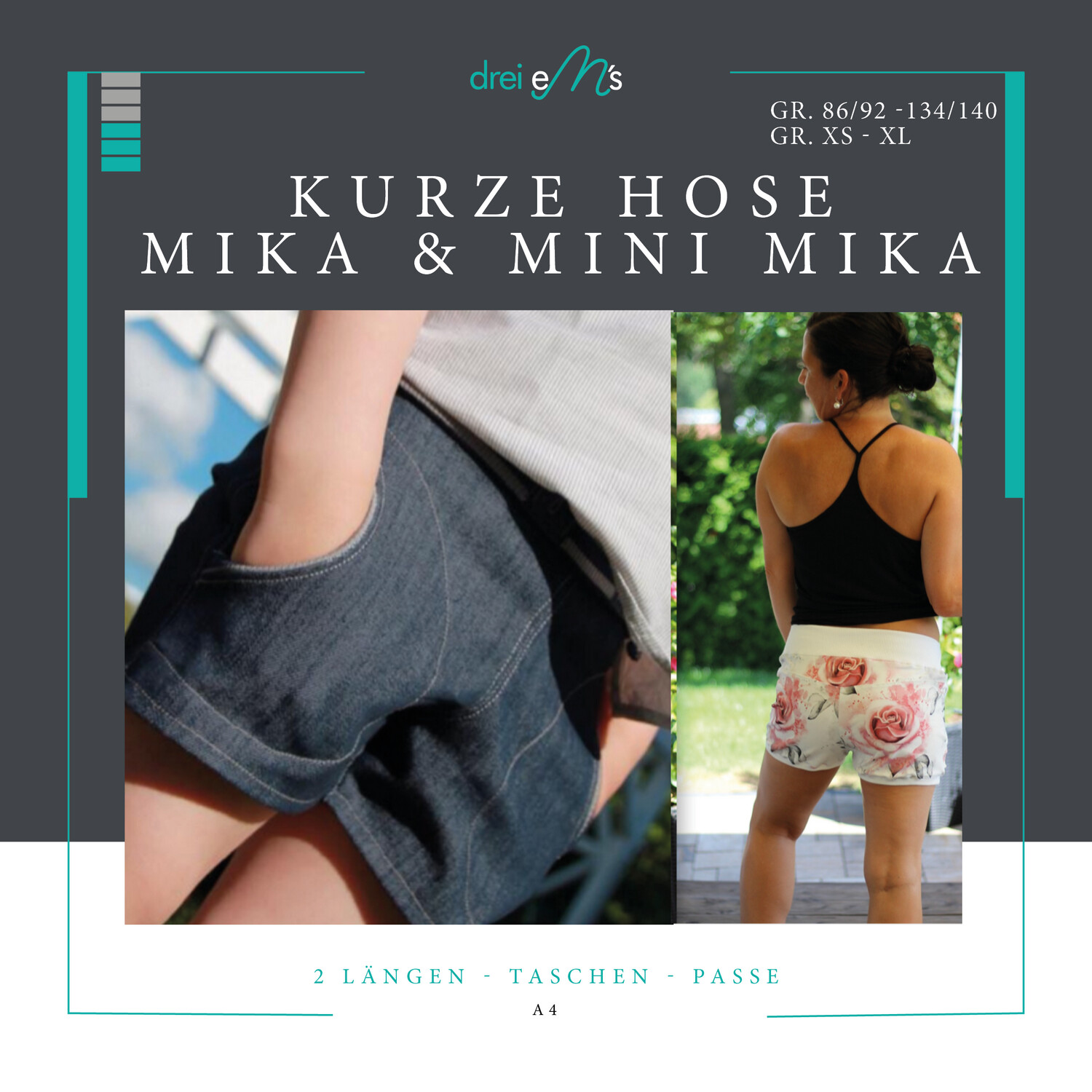 Kombi-Ebook kurze Hose MIKA