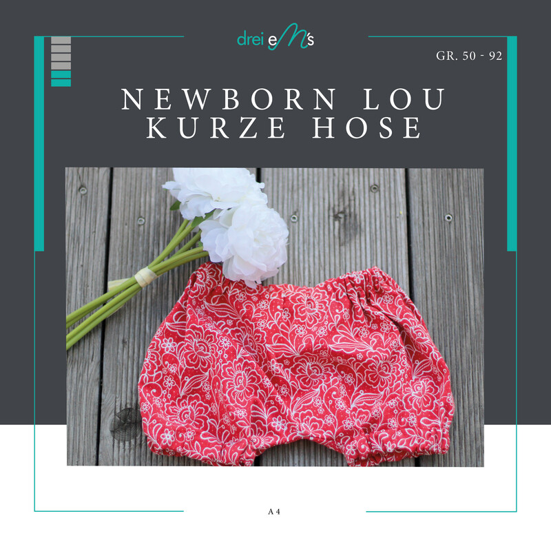 Newborn LOU kurze Hose Gr. 50-92 Newborn LOU kurze Hose Gr. 50-92