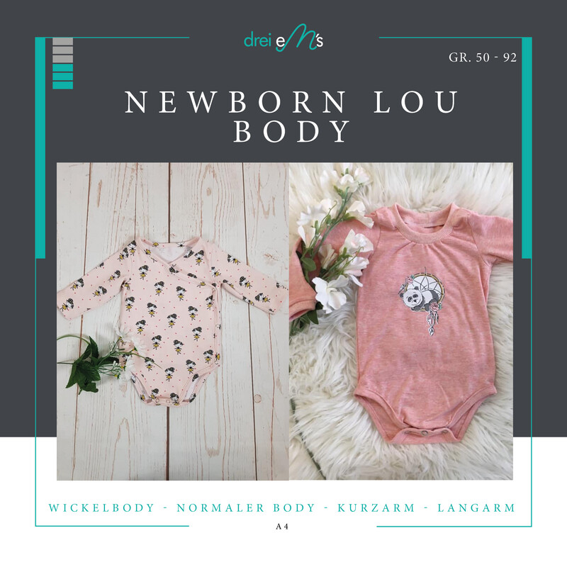 Newborn LOU Body und Wickelbody Gr. 50-92