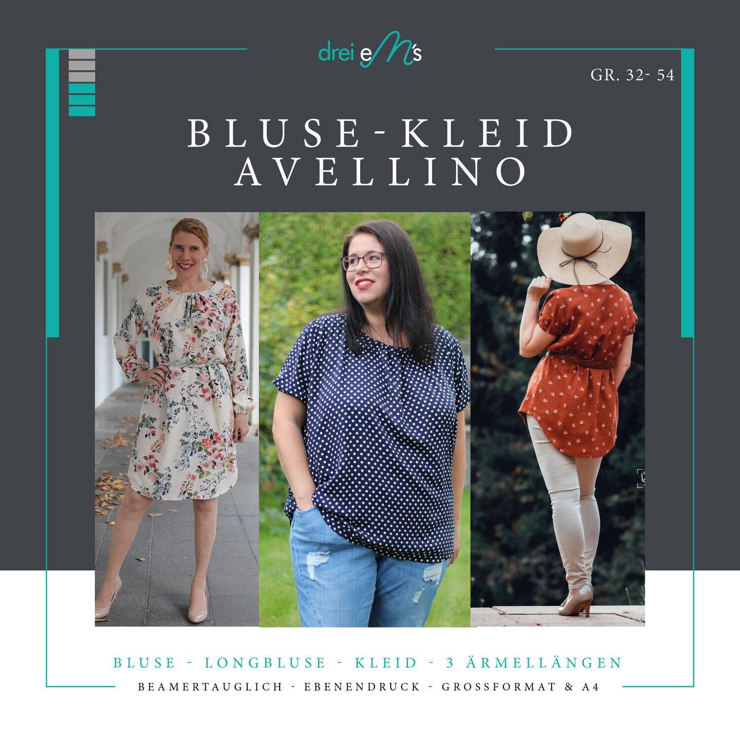 Ebook Bluse/Kleid AVELLINO Gr. 32-54
