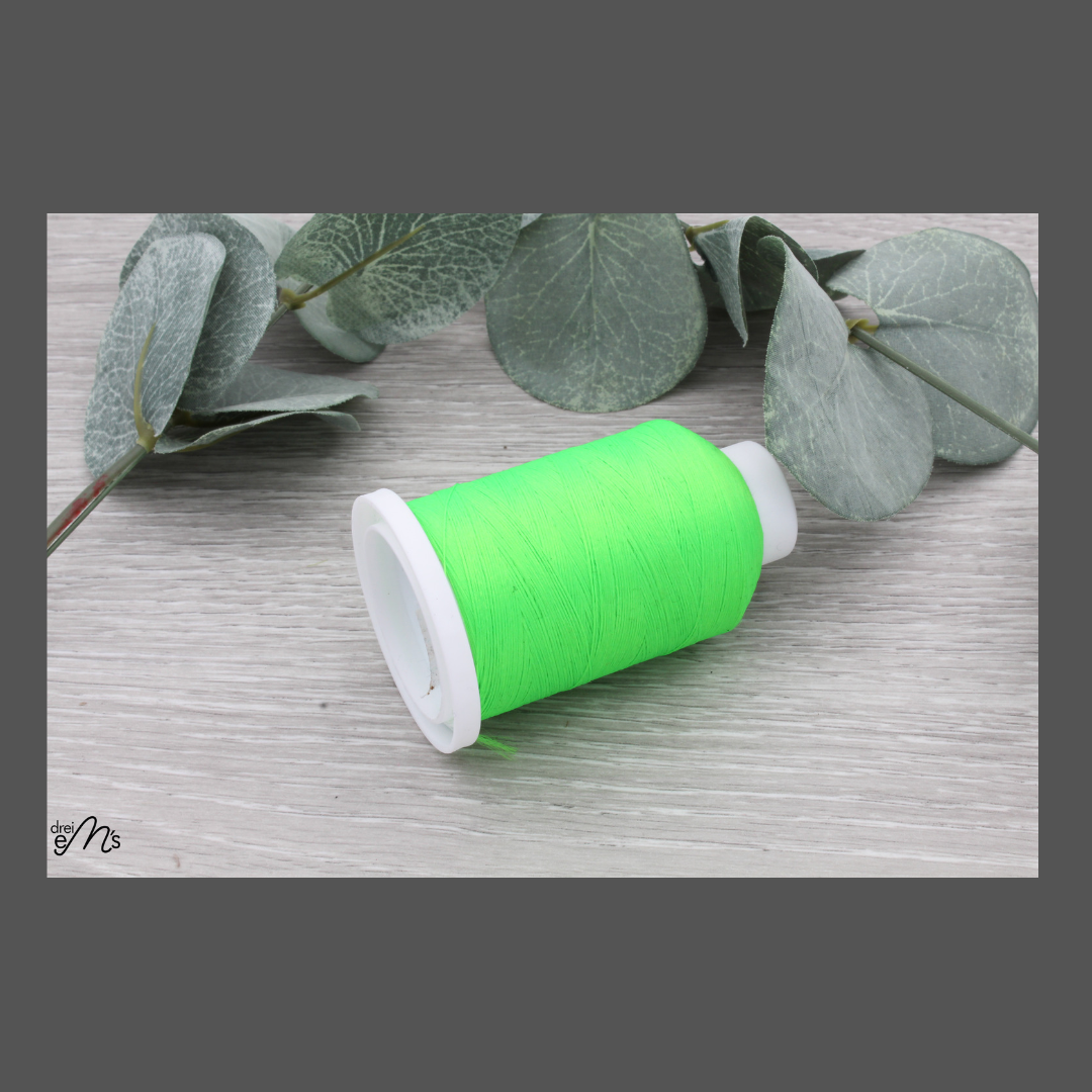 Bauschgarn neongrün - PALUDO