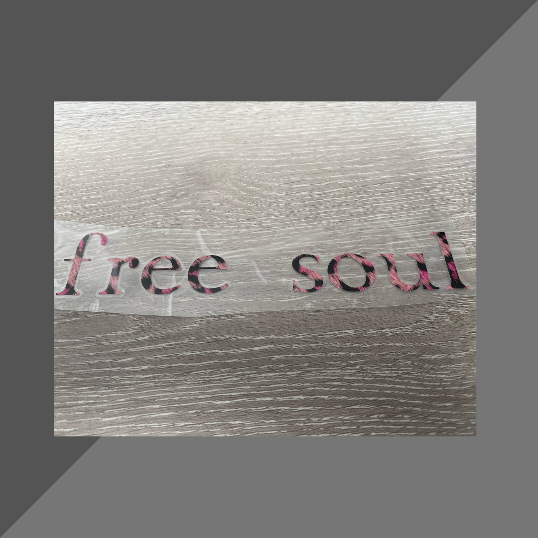 Bügelbild EBERN  " free soul" Leo pink Bügelbild EBERN  " free soul" Leo pink