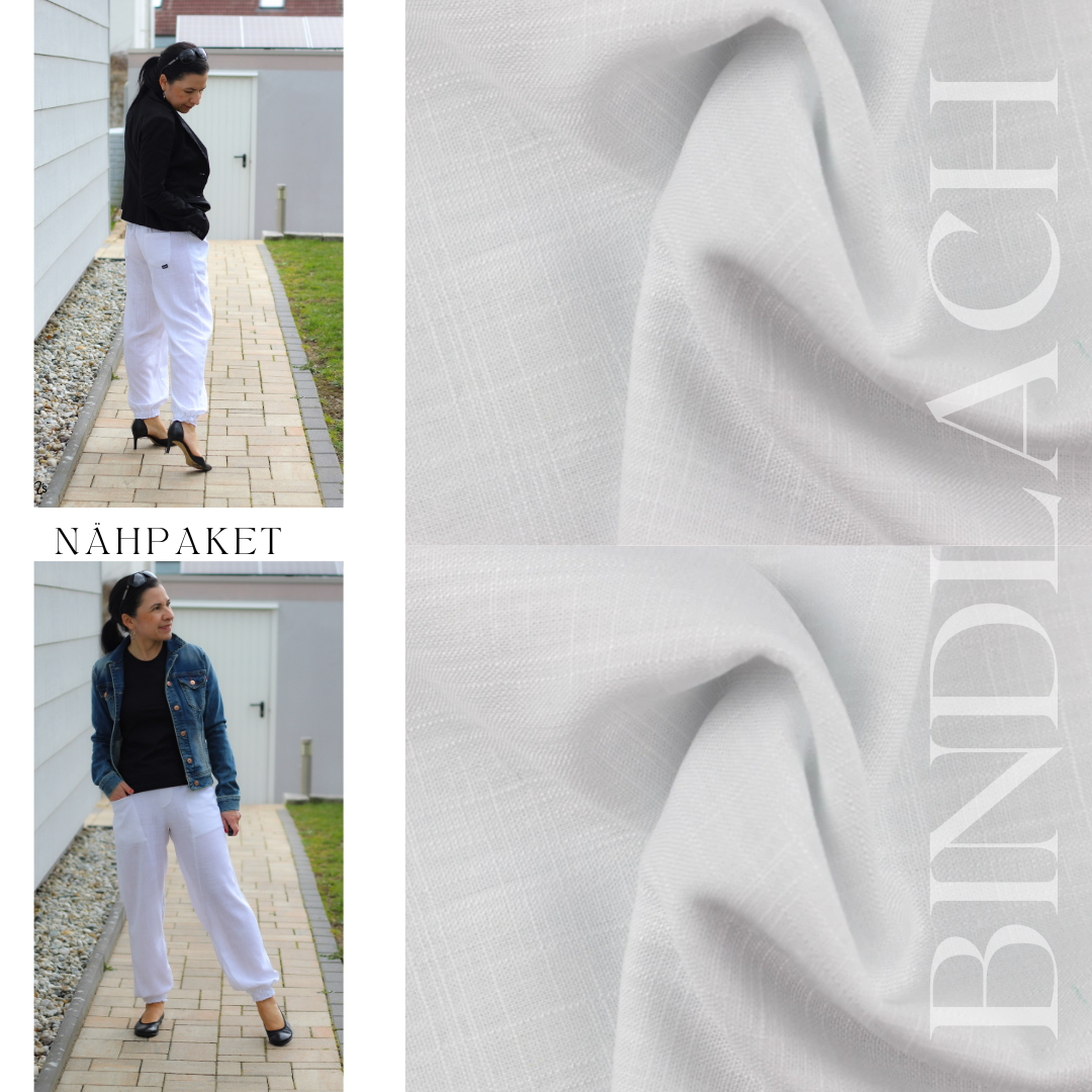 Nähpaket BINDLACH Leinenviskose weiss 44-54